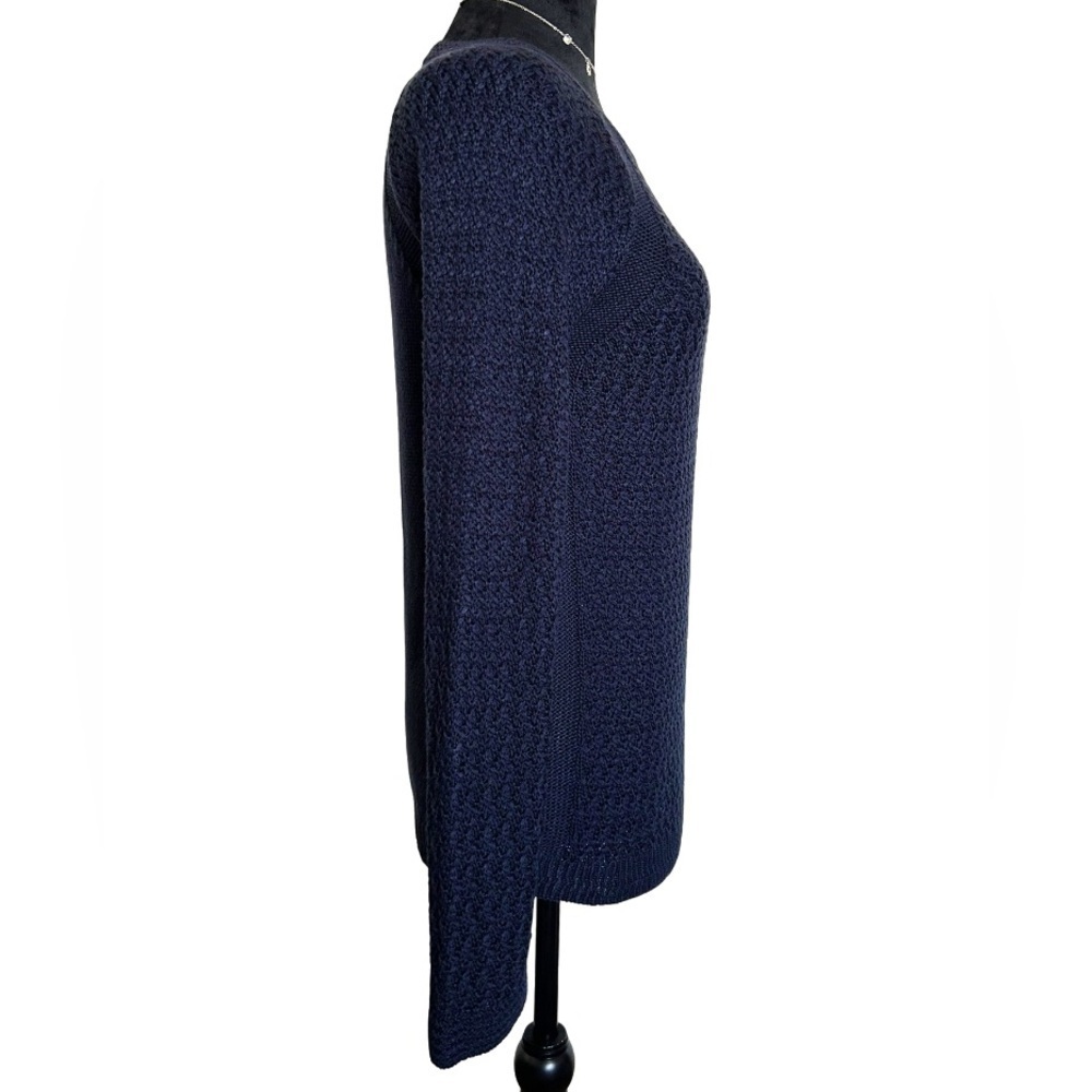 Jones New York Signature Woman’s Small Pullover Blue Sweater - Picture 4 of 8